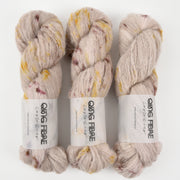 Qing Fibre MELTED BABY SURI - NOUGAT Alpaca Merino wool Silk Yarn