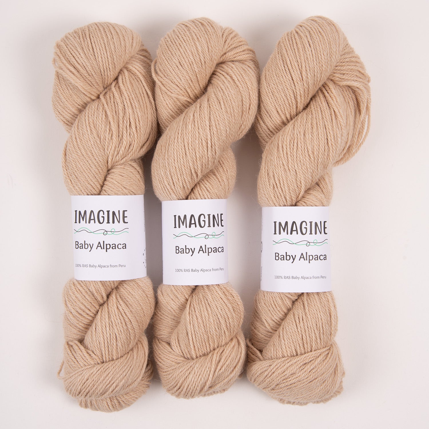 Imagine BABY ALPACA - 207 NATURAL BEIGE Alpaca Fingering beige Yarn