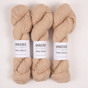 Imagine BABY ALPACA - 207 NATURAL BEIGE Alpaca Fingering beige Yarn