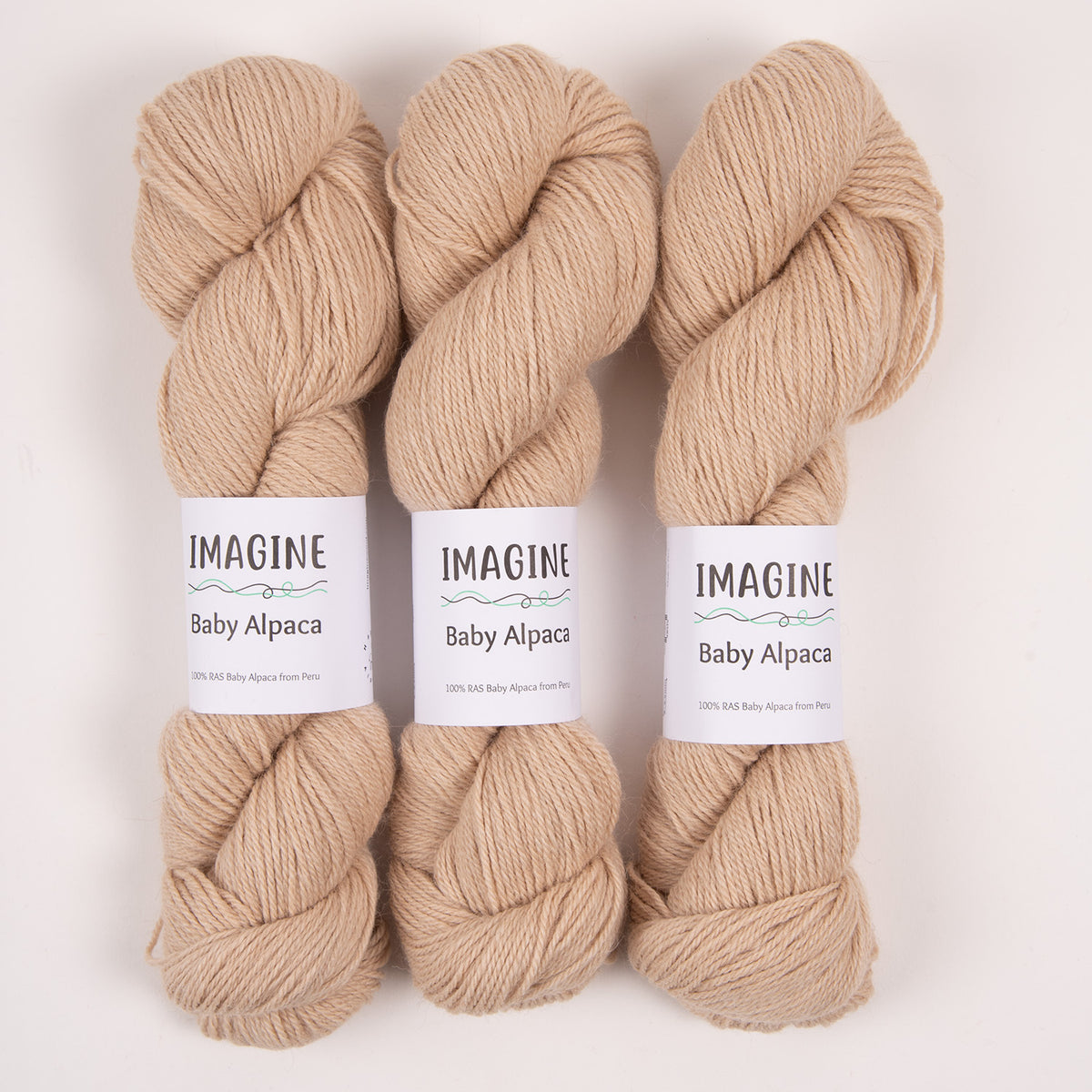 Imagine BABY ALPACA - 207 NATURAL BEIGE Alpaca Fingering beige Yarn