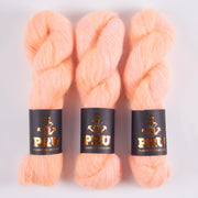 Punk Rock Unicorn MOE - NEON PEACH Kid Mohair Silk Lace pink peach Yarn