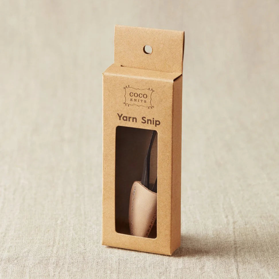 Cocoknits YARN SNIP WITH LEATHER COVER Tools
