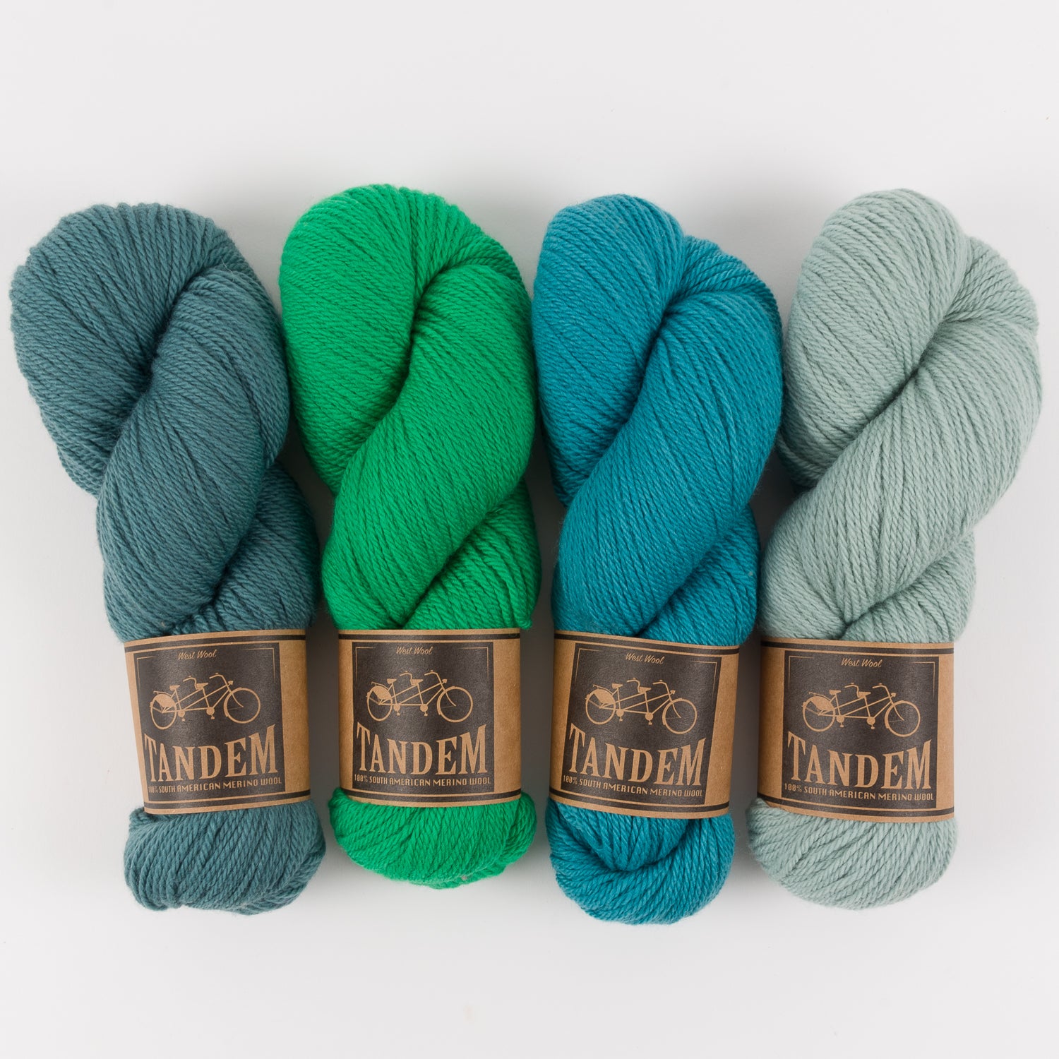 West Wool BRACKISH MIST Merino wool DK Quick Kits