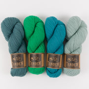 West Wool BRACKISH MIST Merino wool DK Quick Kits