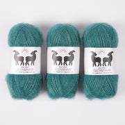 West Wool GLOWHAIR - NORTH SEA Mohair Silk Lace blue Yarn