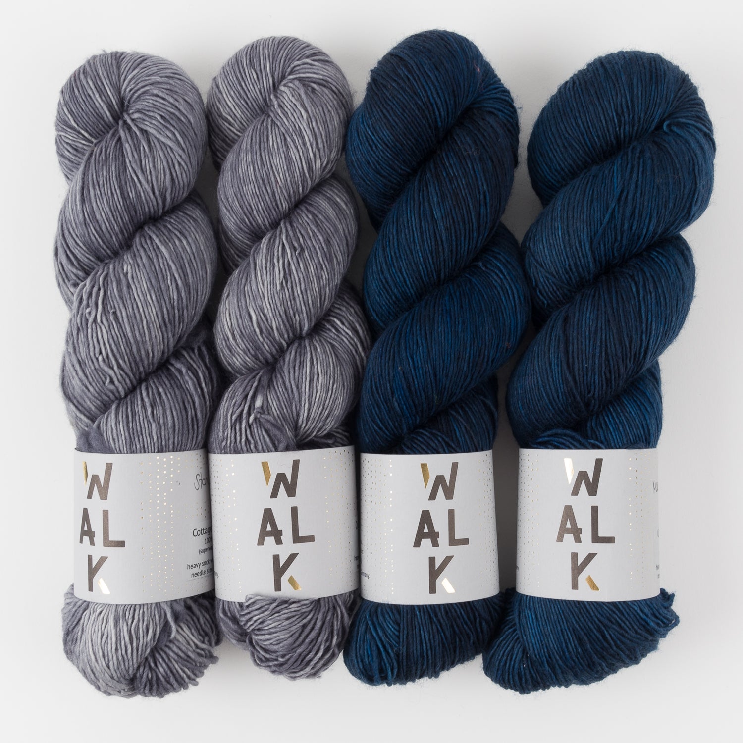 WALK Collection OCEAN WALL Merino wool Fingering Quick Kits