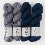 WALK Collection OCEAN WALL Merino wool Fingering Quick Kits