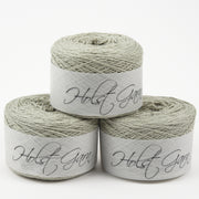 Holst Garn COAST - OLIVE Lambs Wool Cotton Light Fingering teal green Yarn
