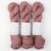 Olivia & Oliver OLIVIA BFL - ASTER BFL Wool Blue Faced Leicester Fingering pink Yarn