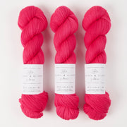 Olivia & Oliver OLIVIA BFL - BUBBLE GUM BFL Wool Blue Faced Leicester Fingering pink Yarn