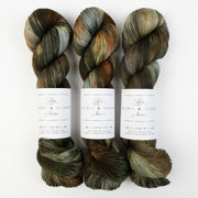 Olivia & Oliver OLIVIA BFL - FOLIAGE BFL Wool Blue Faced Leicester Fingering green Yarn
