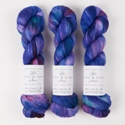 Olivia & Oliver OLIVIA BFL - NEBULA BFL Wool Blue Faced Leicester Fingering blue multicolor Yarn