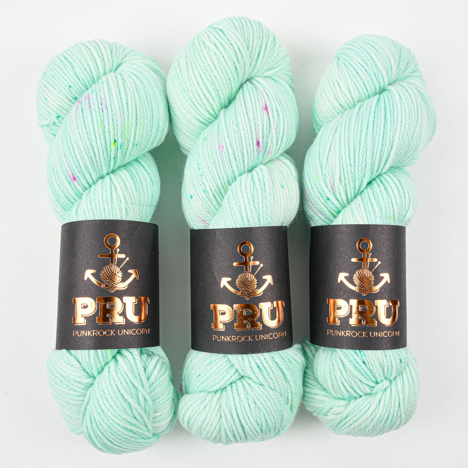Punk Rock Unicorn SOUL DK - OPAL Merino wool Nylon DK Sock neon Yarn