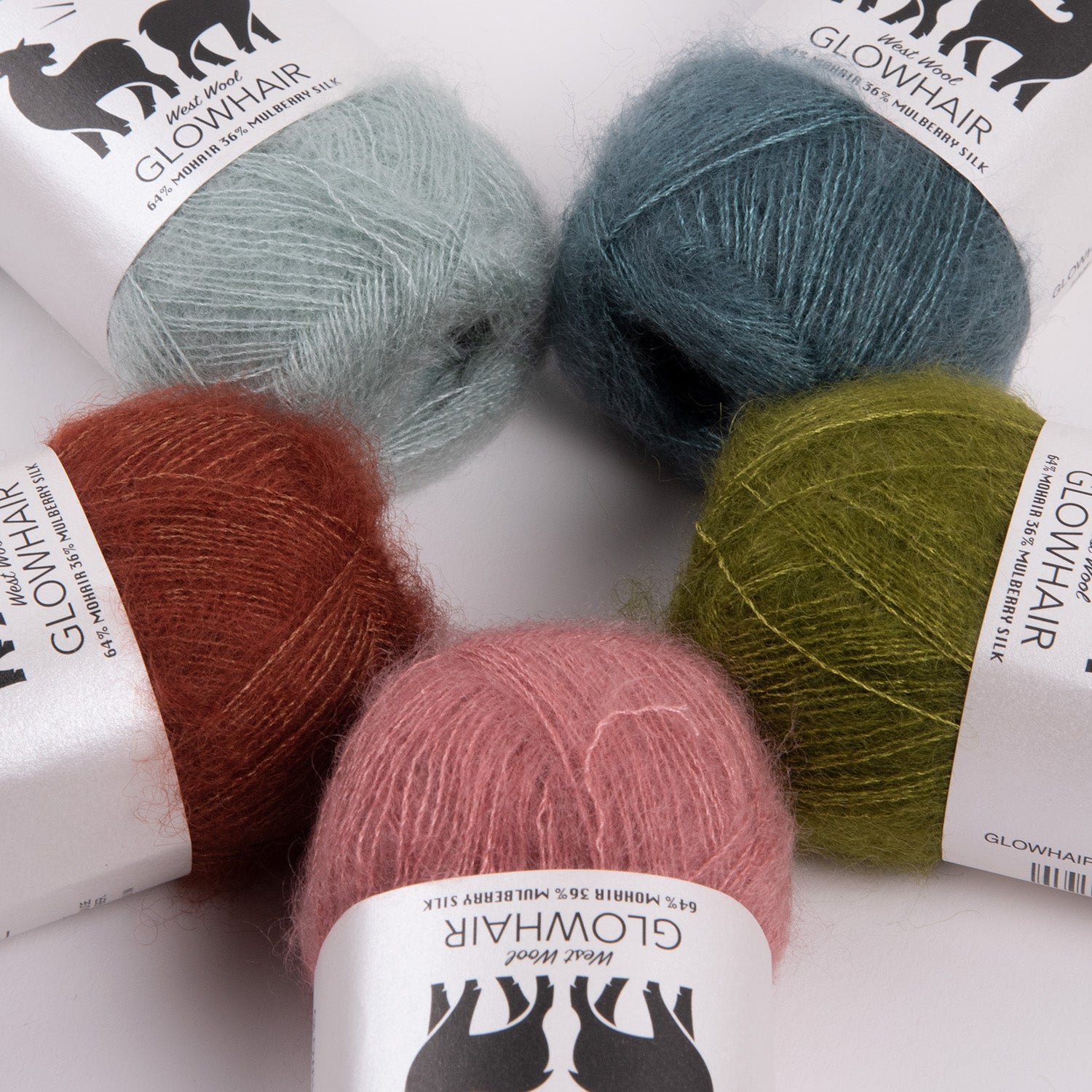 MOHAIR MIX - OLIVE SEA