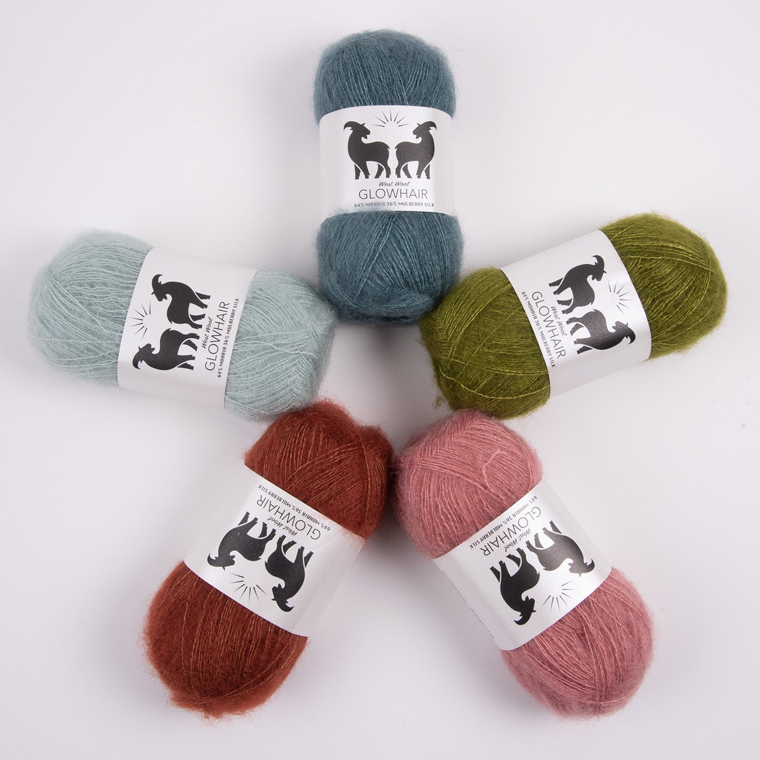 West Wool OLD FLUFF Mohair Silk Lace Quick Kits