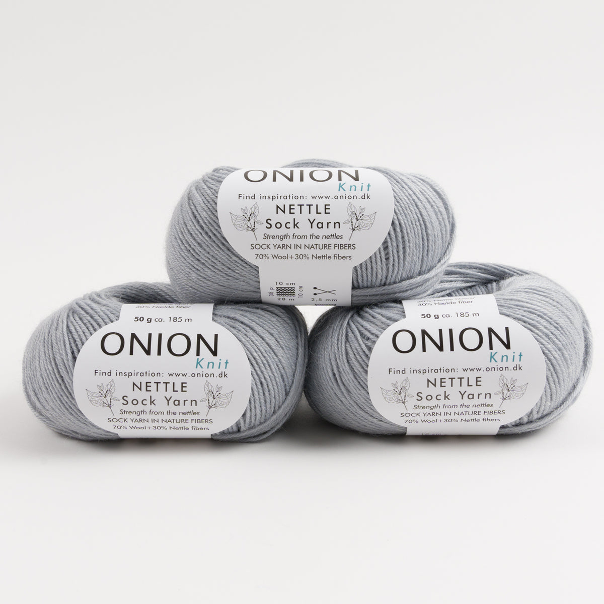 NETTLE SOCK - V1018 LYS GRÅ