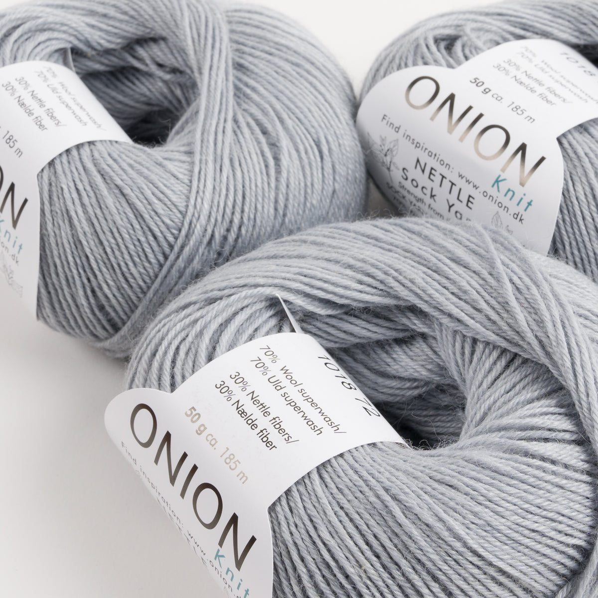 NETTLE SOCK - V1018 LYS GRÅ