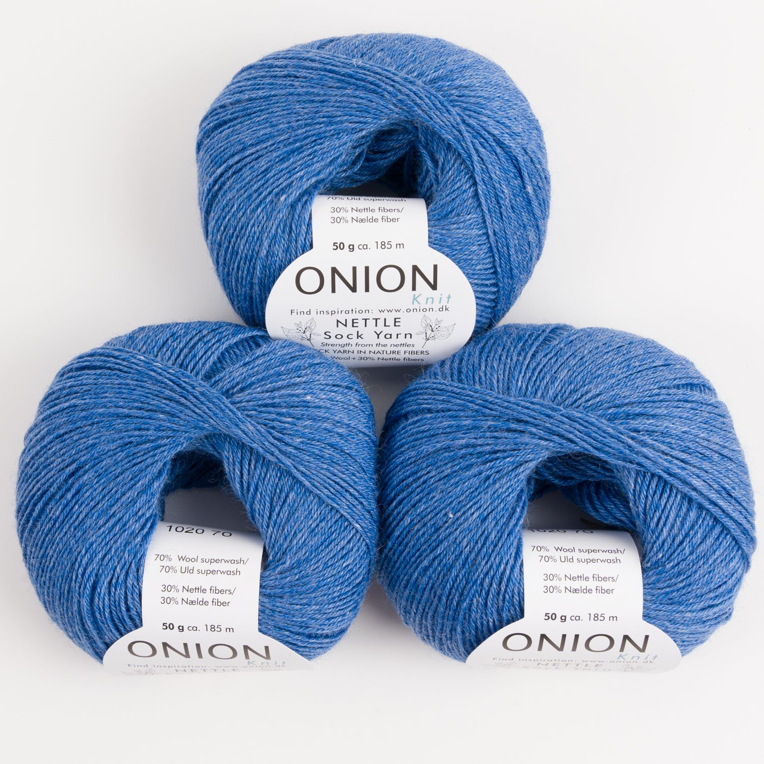 NETTLE SOCK - V1020 HIMMELBLÅ