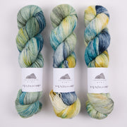 Shangdrok SINGLE MERINO - OPHELIA Merino wool Fingering blue Yarn