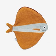 Don Fisher FANFISH PURSE grey orange Project Bags