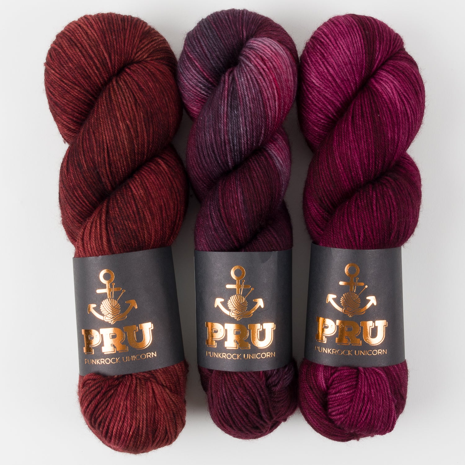 Punk Rock Unicorn OX PUNSCH Merino wool Nylon Fingering Quick Kits