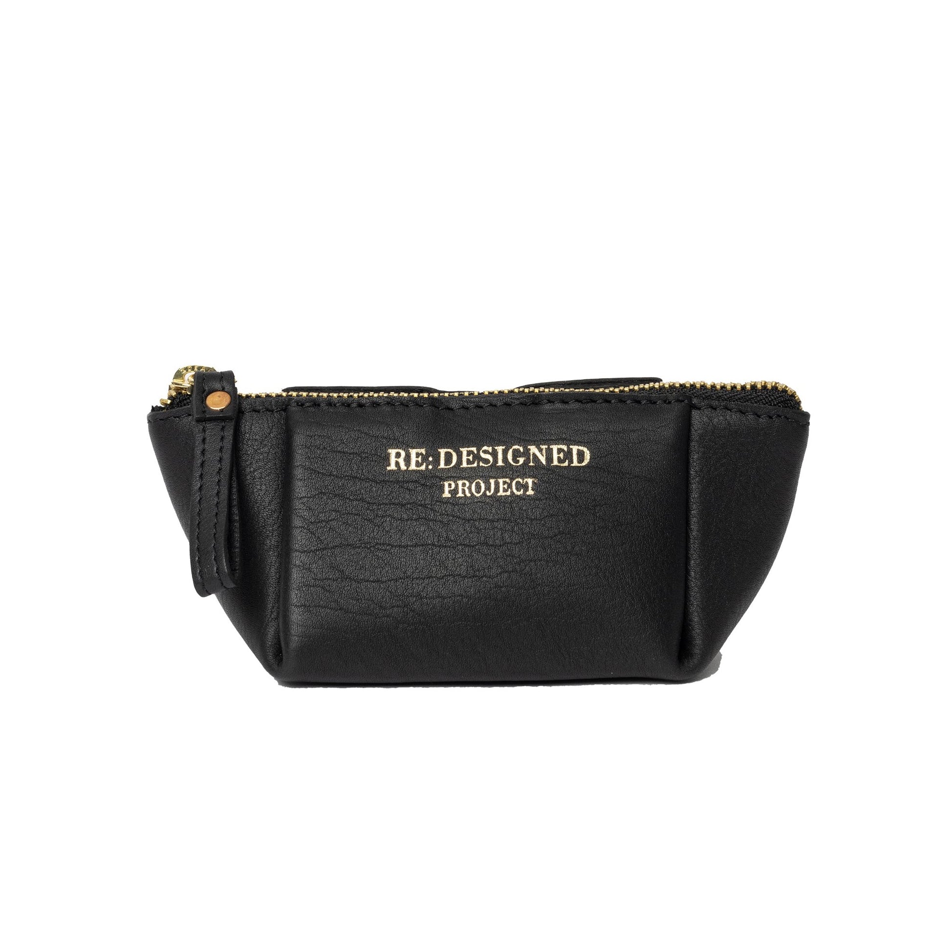 Re:Designed PROJECT 35 - BLACK - SHORT ZIP POUCH black Project Bags