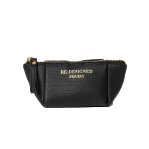 PROJECT 35 - BLACK - SHORT ZIP POUCH