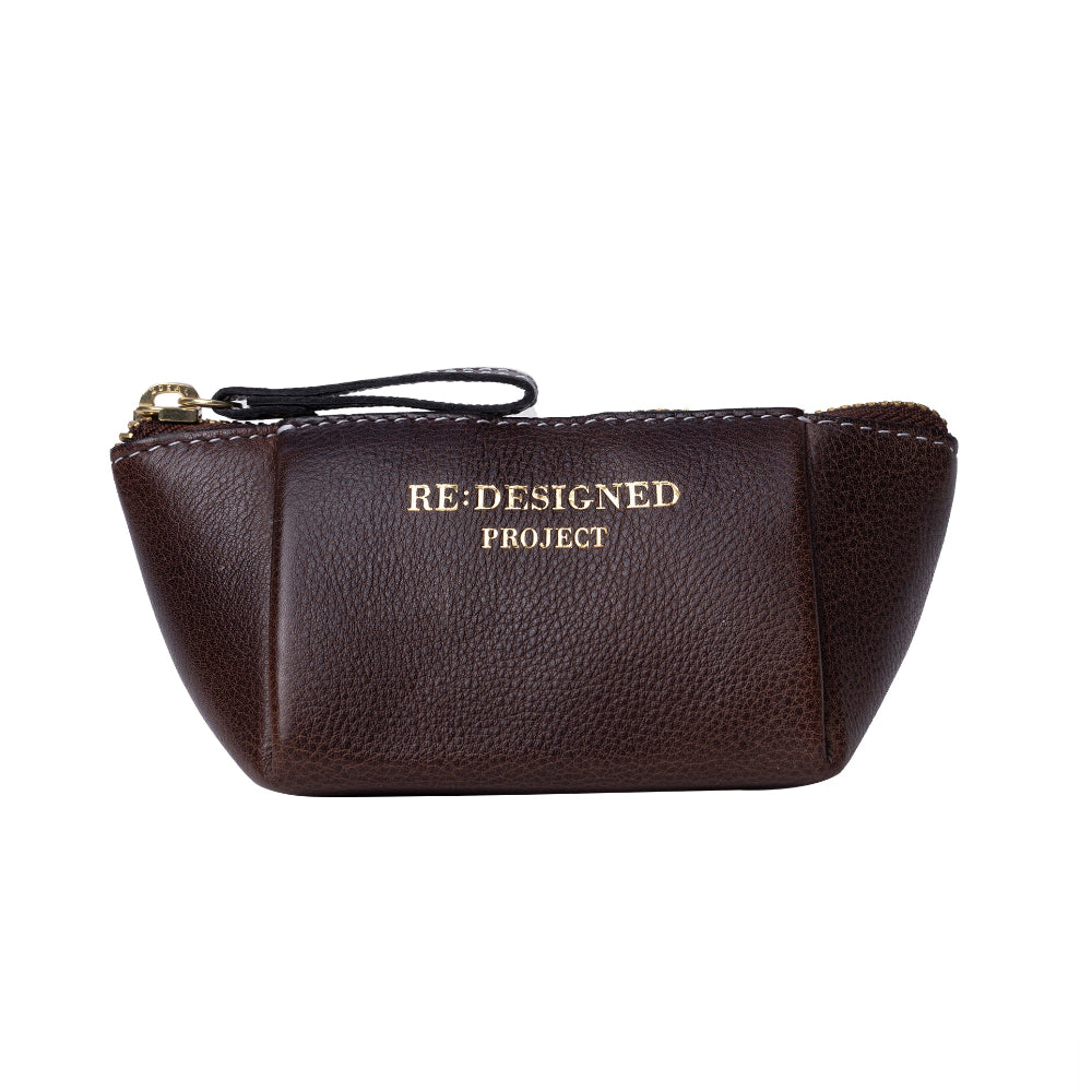 Re:Designed PROJECT 35 - WOODSMOKE - SHORT ZIP POUCH black Project Bags