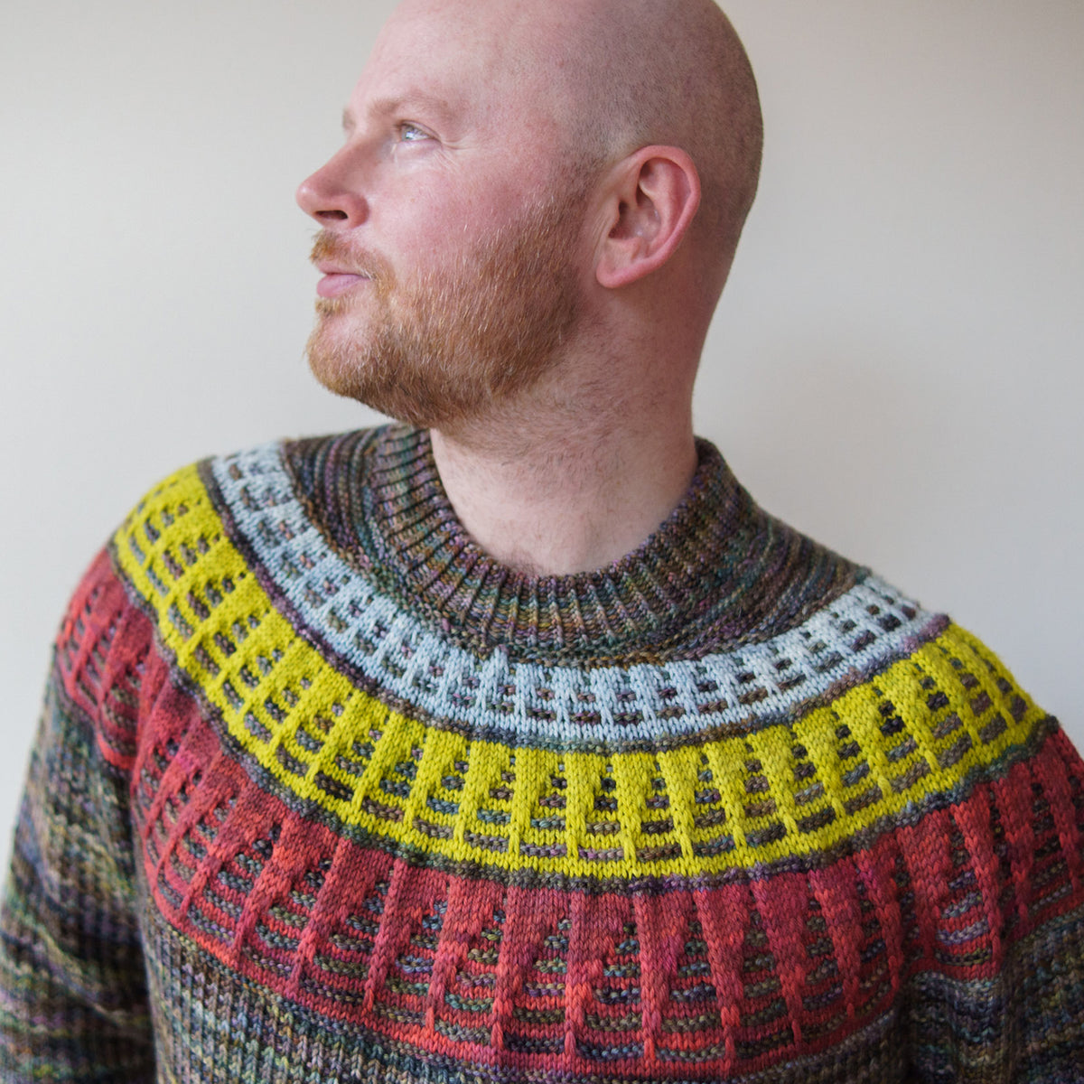 PAINTING TRIANGLES SWEATER - NEW GLASSES