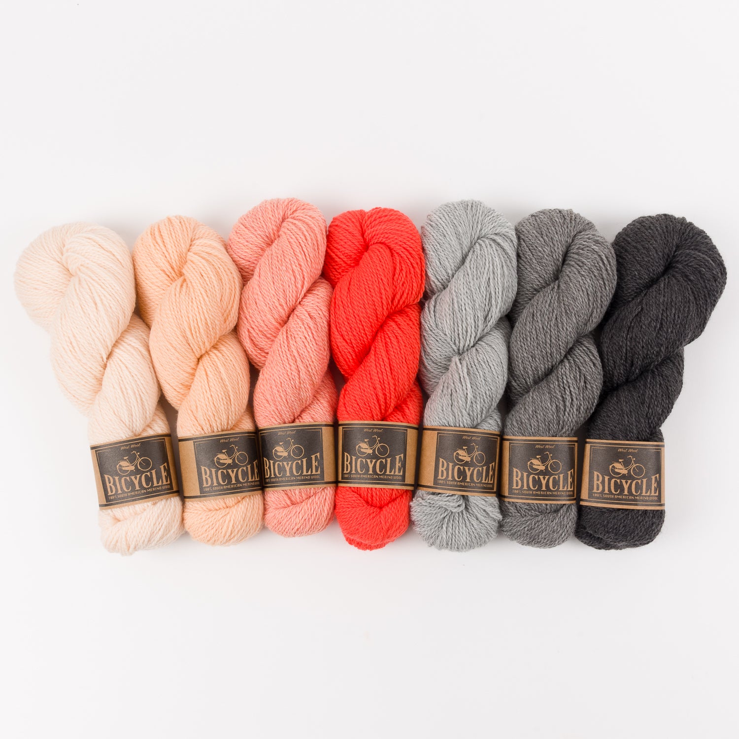 West Wool PEBBLY SHERBERT Merino wool Fingering Quick Kits