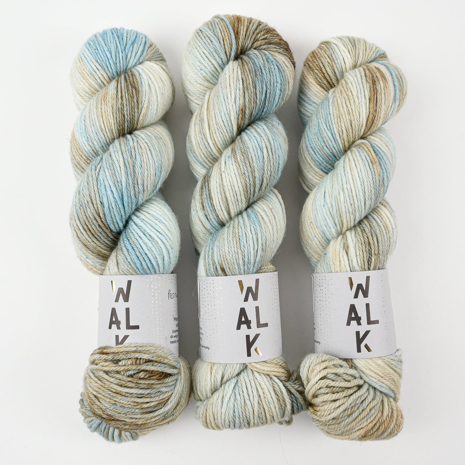 WALK Collection WALK MERINO DK - PERMAFROST Merino wool DK multicolour blue Yarn