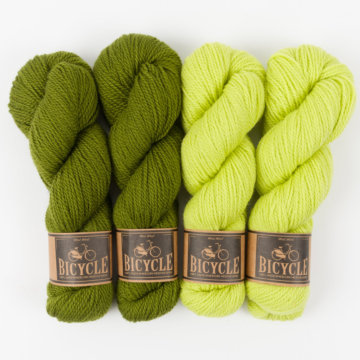 West Wool NEON JUICE Merino wool Fingering Quick Kits