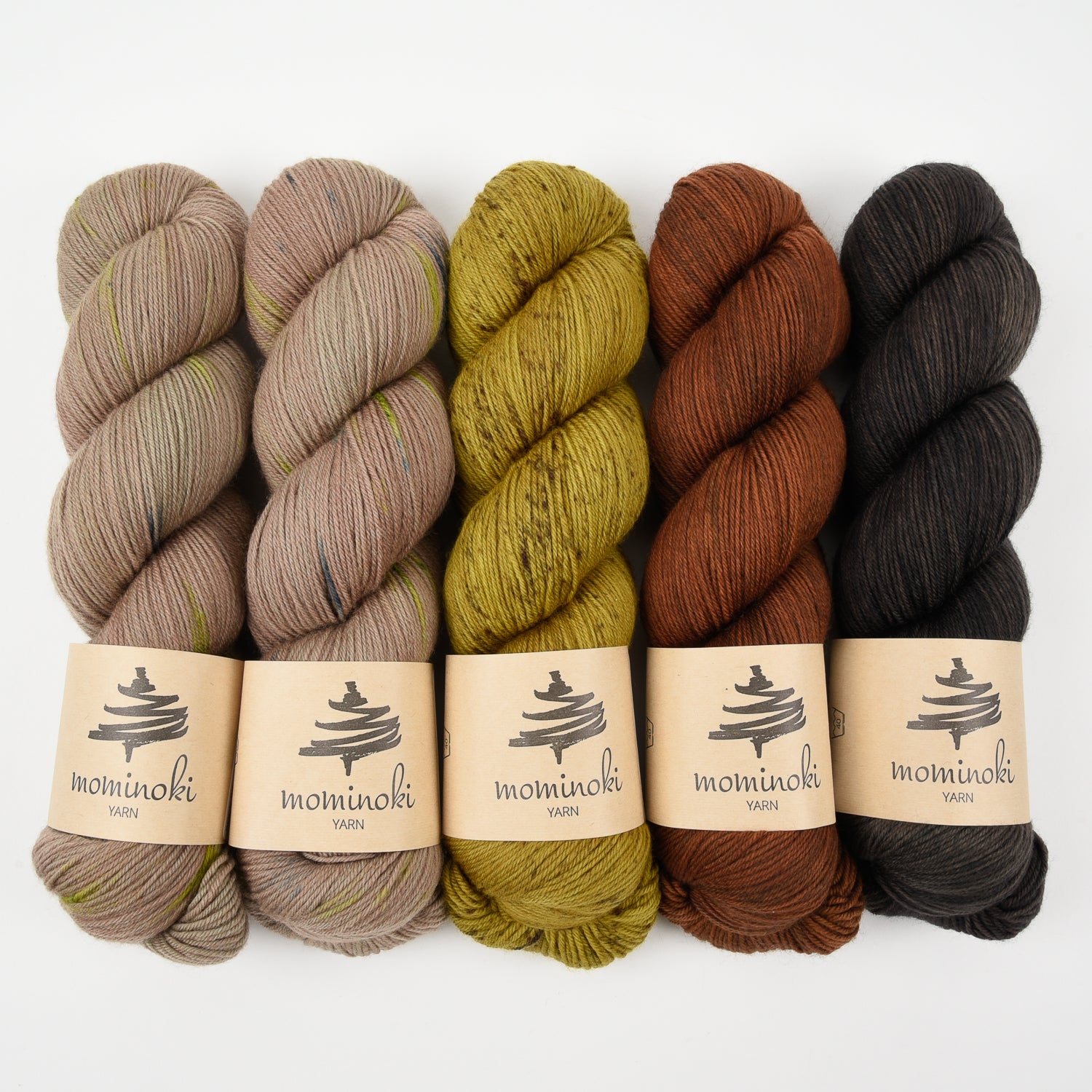 Mominoki Yarn PICNIC IN MOOSWALD Merino wool Polyamide Fingering Quick Kits