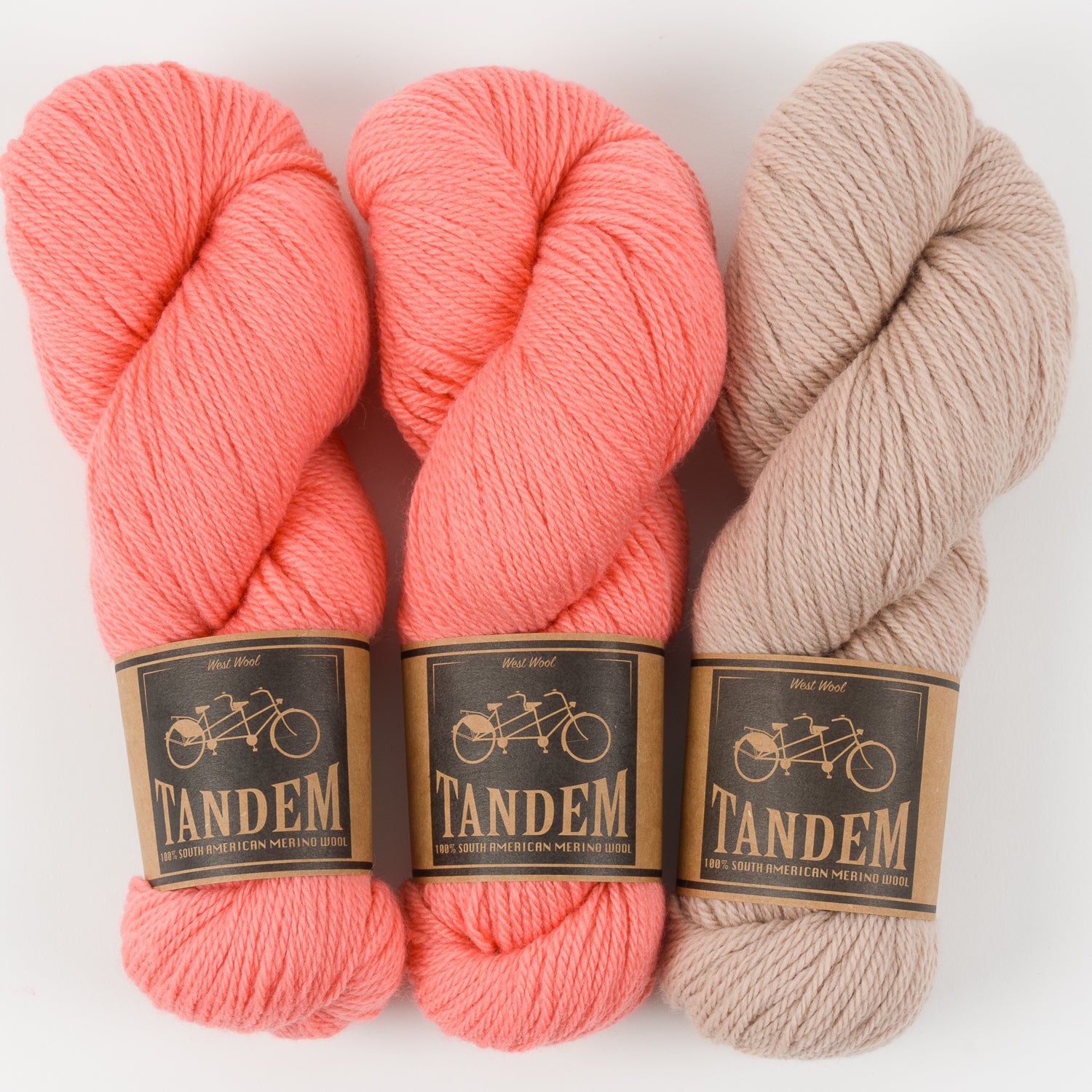 West Wool PINK BEACHES Merino wool DK Quick Kits