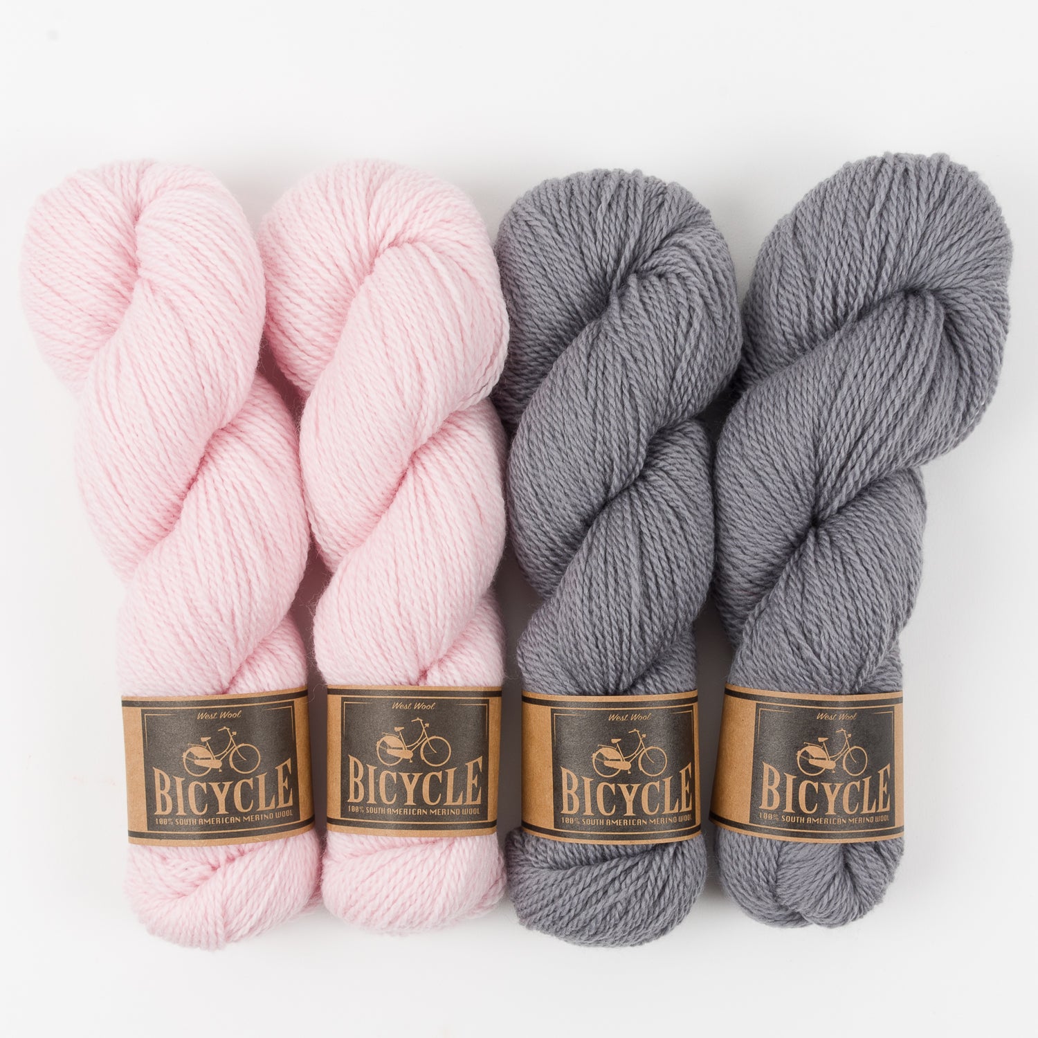 West Wool GREY DUST Merino wool Fingering Quick Kits