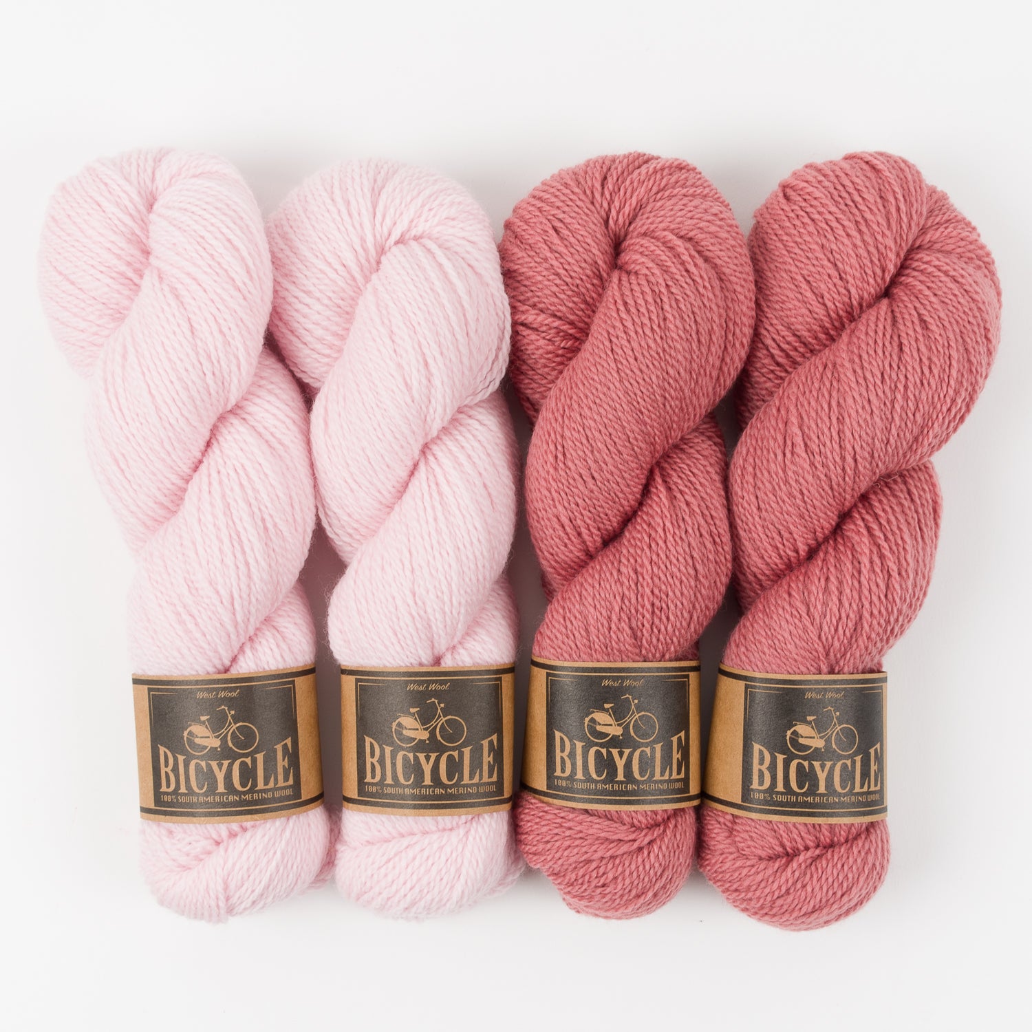 West Wool PINK POWER Merino wool Fingering Quick Kits