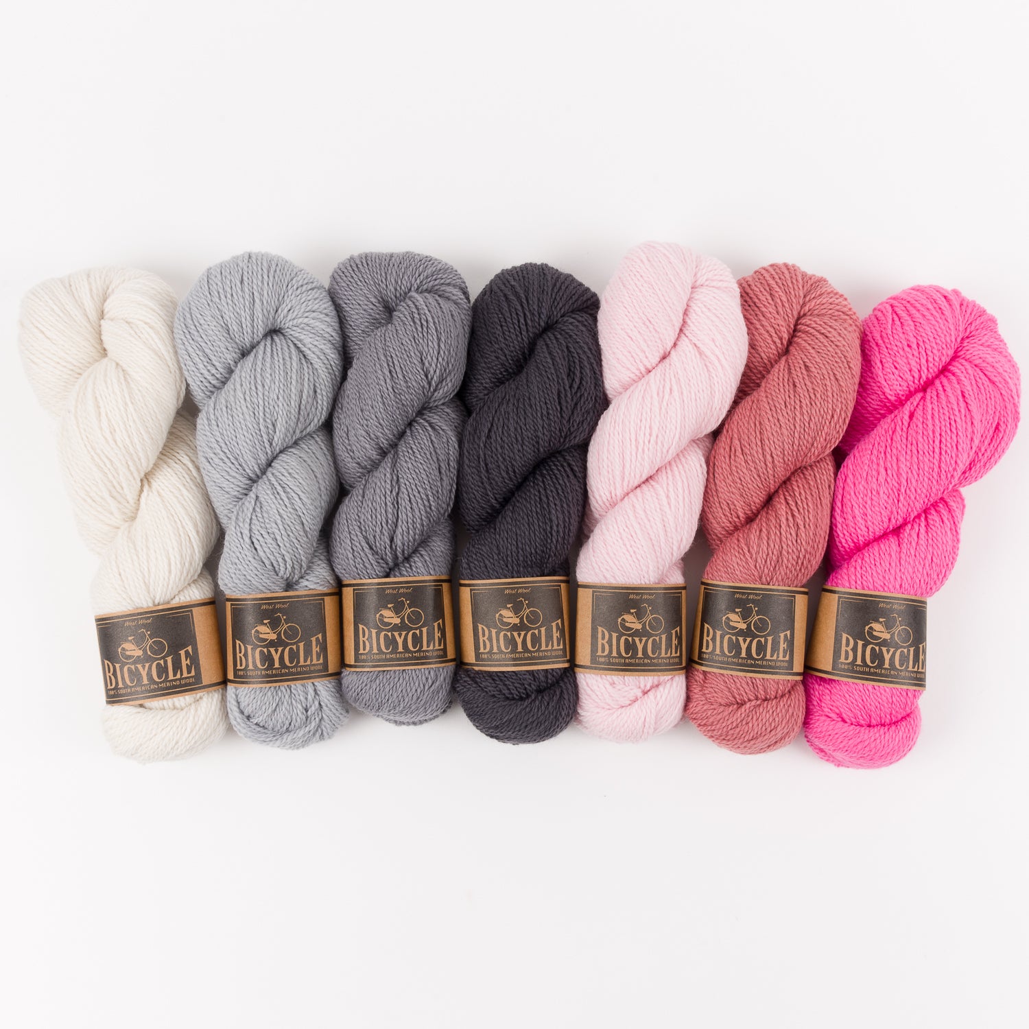 West Wool PINK SKIES Merino wool Fingering Quick Kits