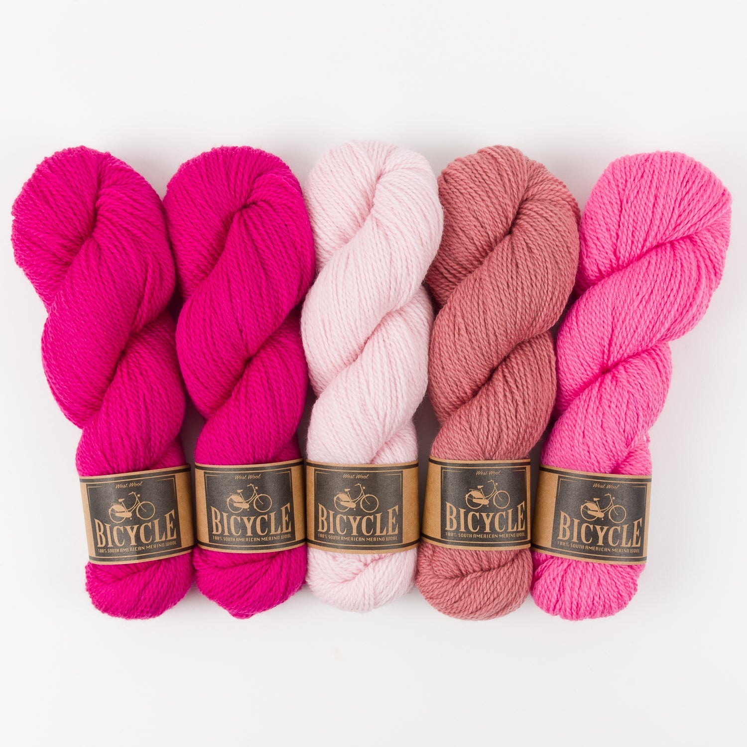 West Wool TAFFY STASH Merino wool Fingering Quick Kits