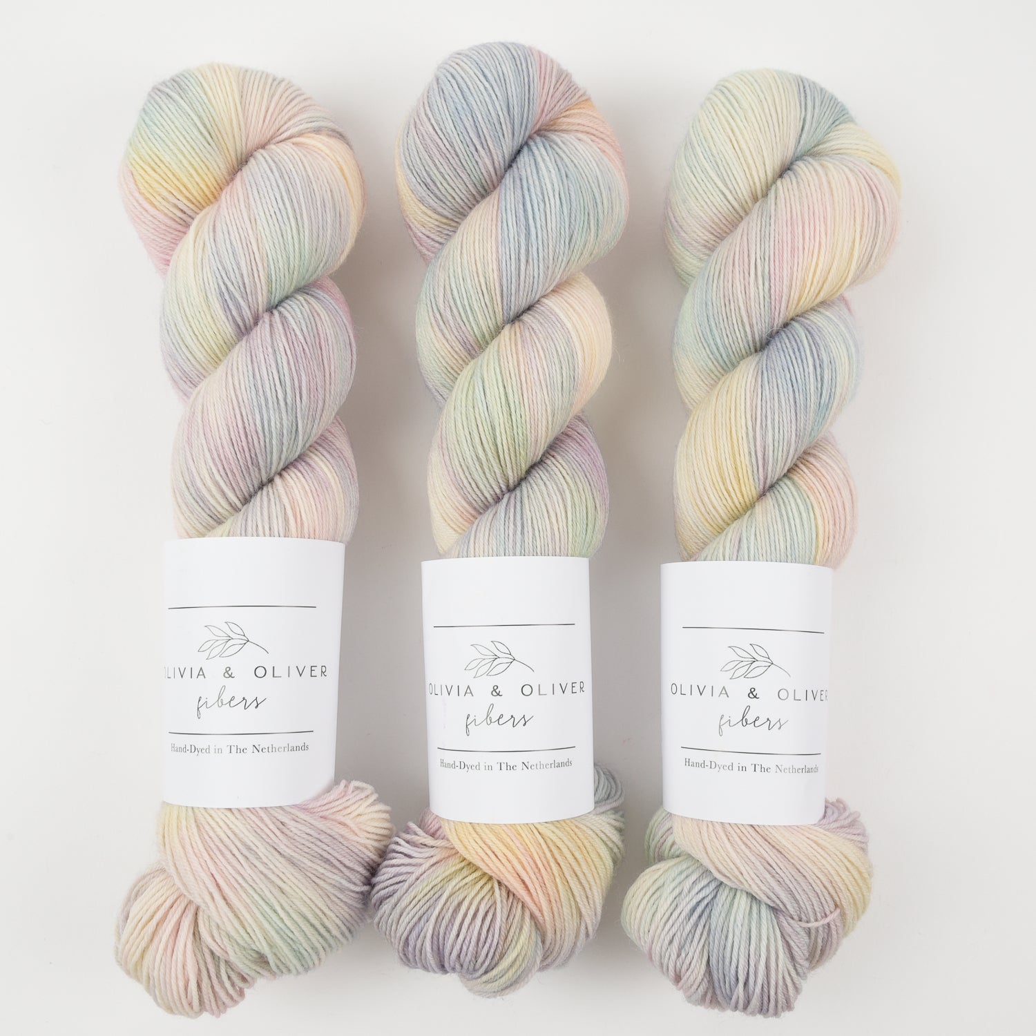 Olivia & Oliver OLIVIA BFL - PIXIE DUST BFL Wool Blue Faced Leicester Fingering multicolour Yarn