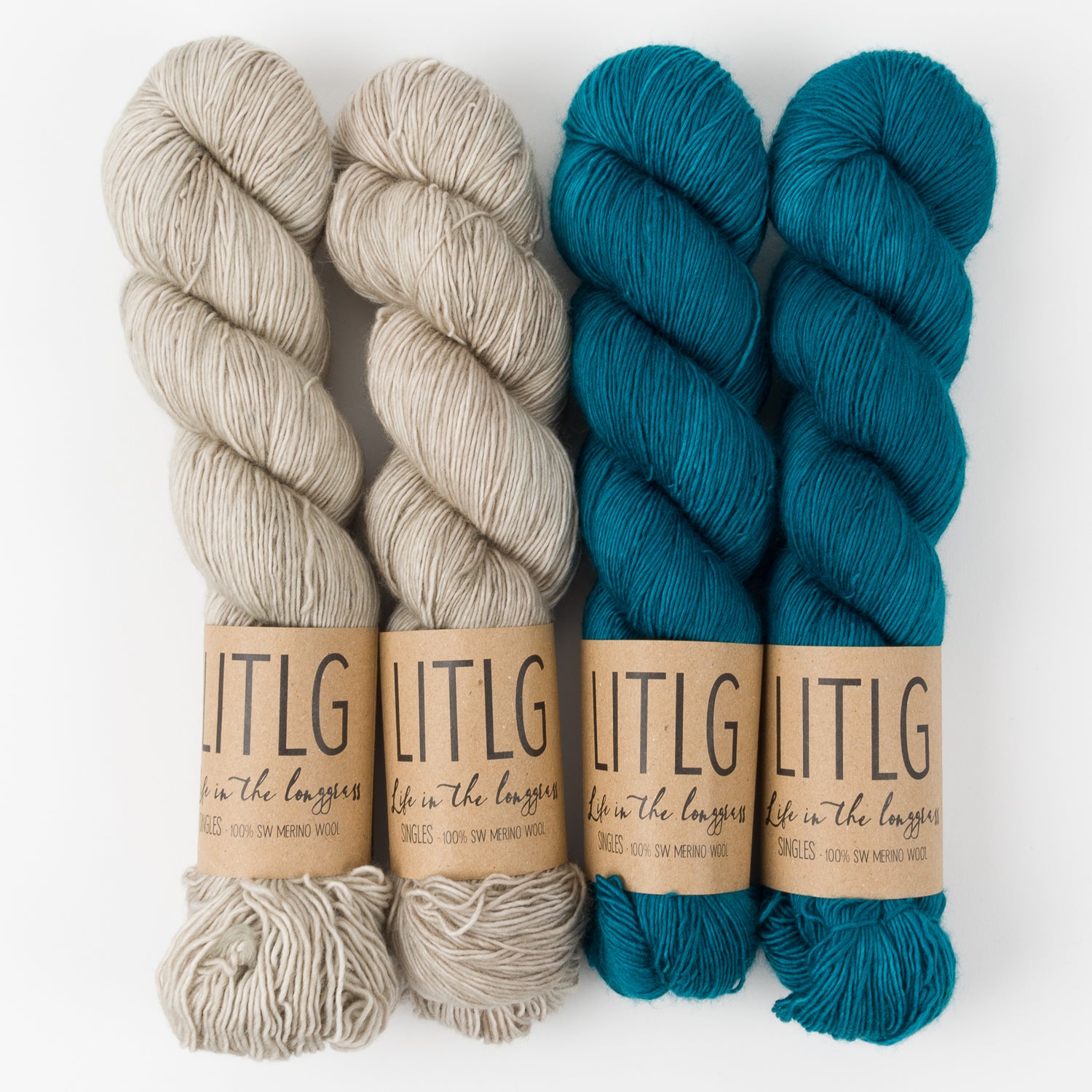 Life in The Long Grass POLISHED GEMS Merino wool Fingering Quick Kits