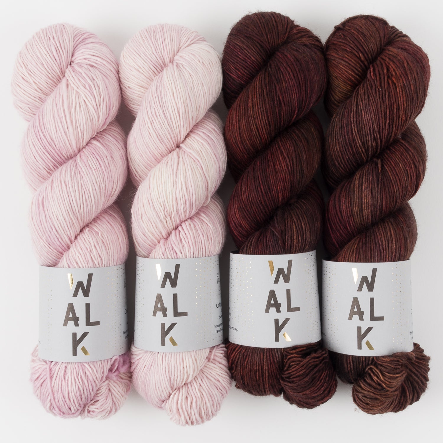 WALK Collection POWDERED SKY Merino wool Fingering Quick Kits