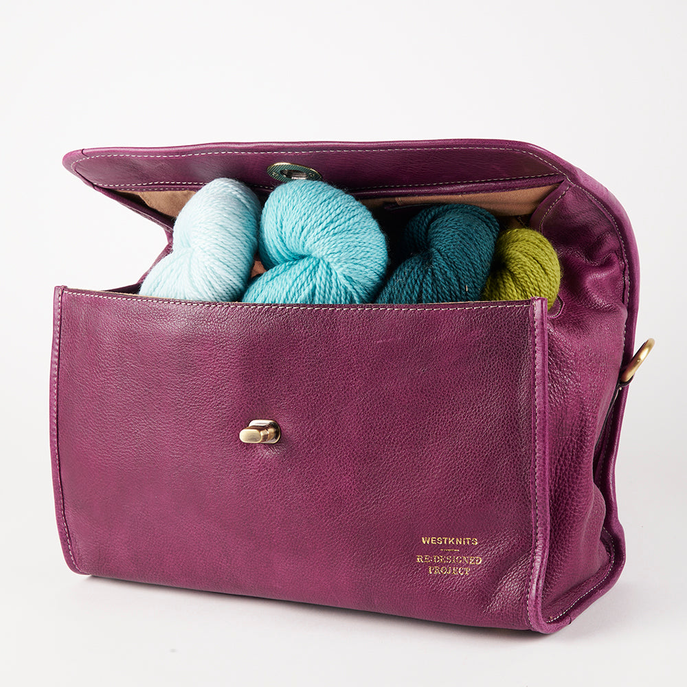 PROJECT 74 - AUBERGINE - SMALL BUCKLE PROJECT ORGANISER