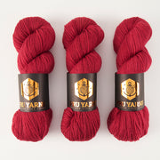 Punk Rock Unicorn SOUL DK - RED VELVET Merino wool Nylon DK Sock red Yarn
