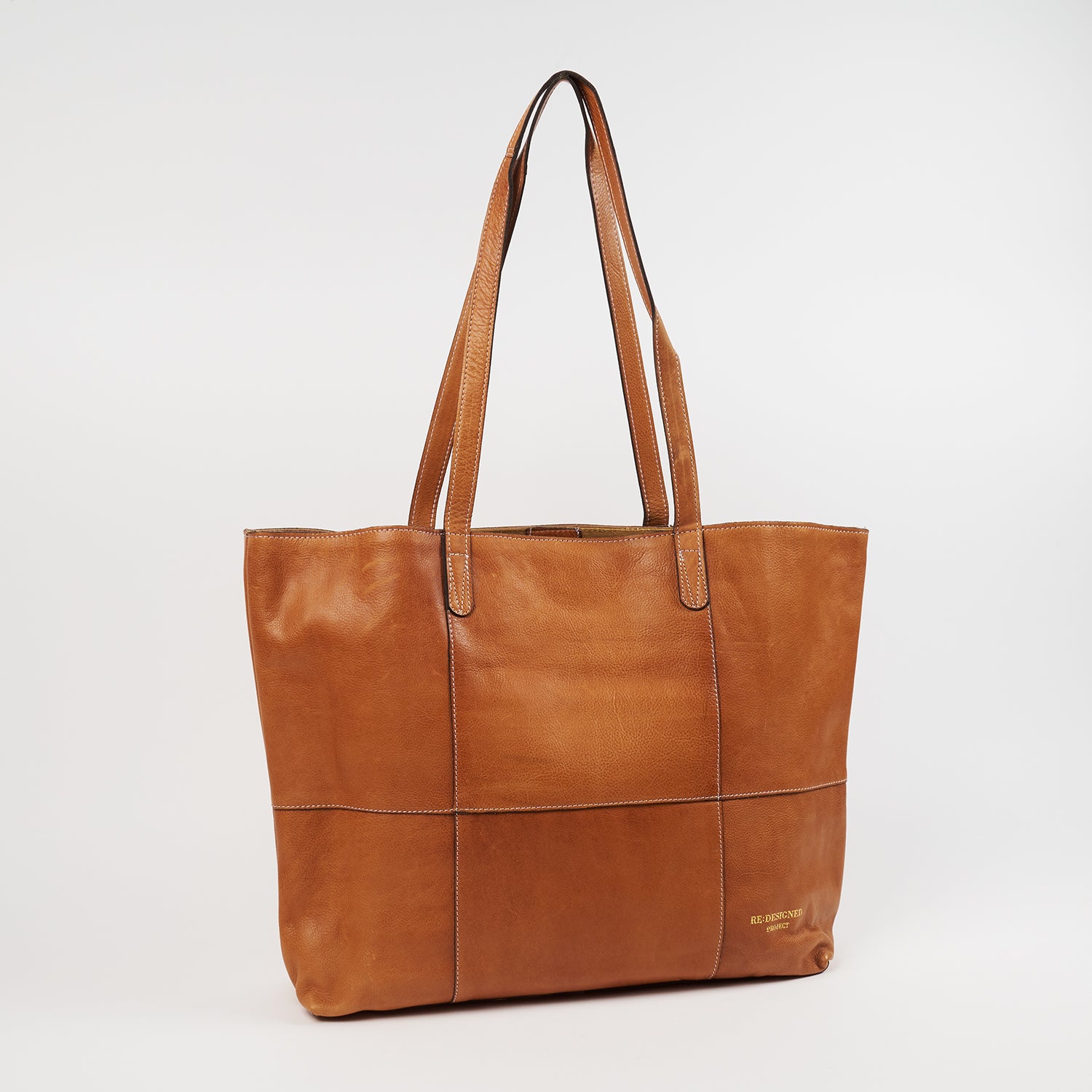 Re:Designed PROJECT 19 - BURNED TAN - SOFT LEATHER SHOPPER BAG brown Project Bags
