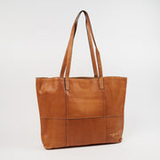 Re:Designed PROJECT 19 - BURNED TAN - SOFT LEATHER SHOPPER BAG brown Project Bags