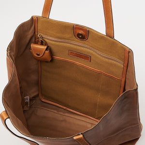 PROJECT 19 - BURNED TAN - SOFT LEATHER SHOPPER BAG