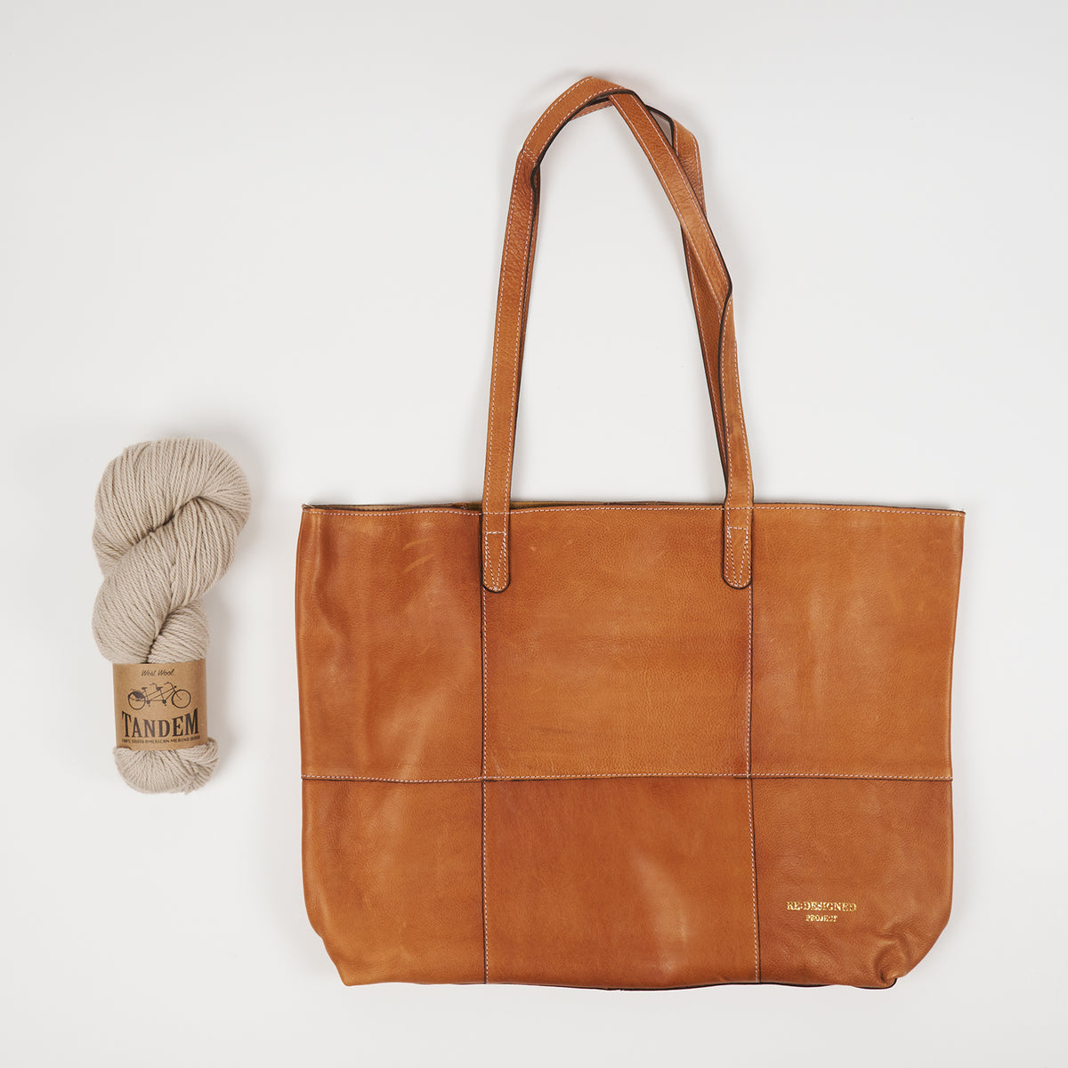 PROJECT 19 - BURNED TAN - SOFT LEATHER SHOPPER BAG