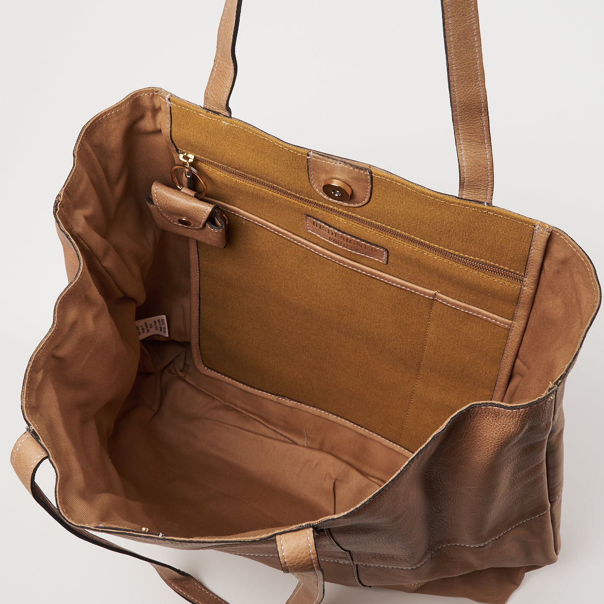 PROJECT 19 - TAUPE - SOFT LEATHER SHOPPER BAG