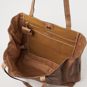 PROJECT 19 - TAUPE - SOFT LEATHER SHOPPER BAG