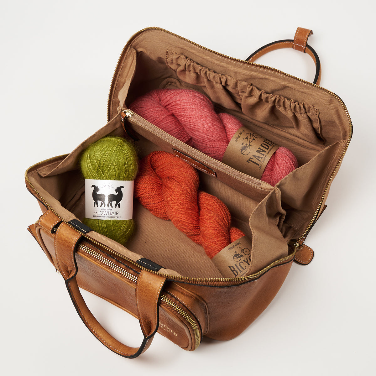 PROJECT 39 - BURNED TAN - CROSSBODY PROJECT ORGANISER